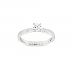 Pre Owned Platinum Diamond Solitaire ZX413